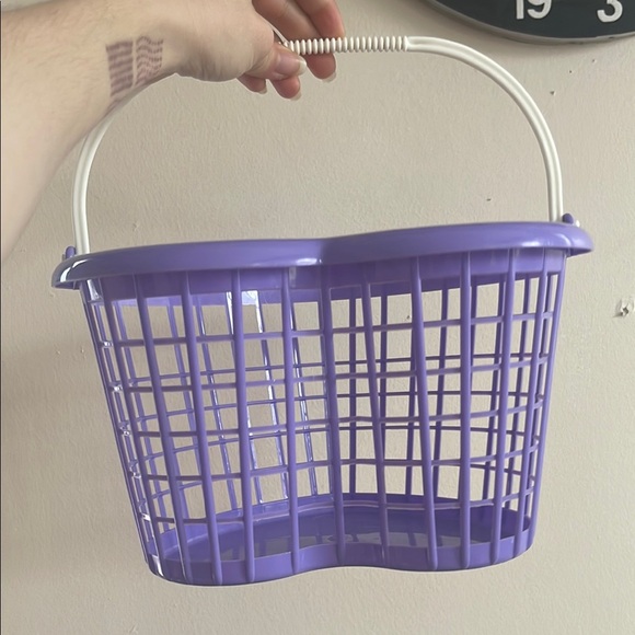 Purple Heart-Shaped Basket - Picture 4 of 6